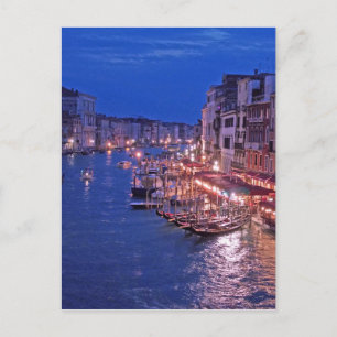 Postal Gran Canale de Venecia Italia