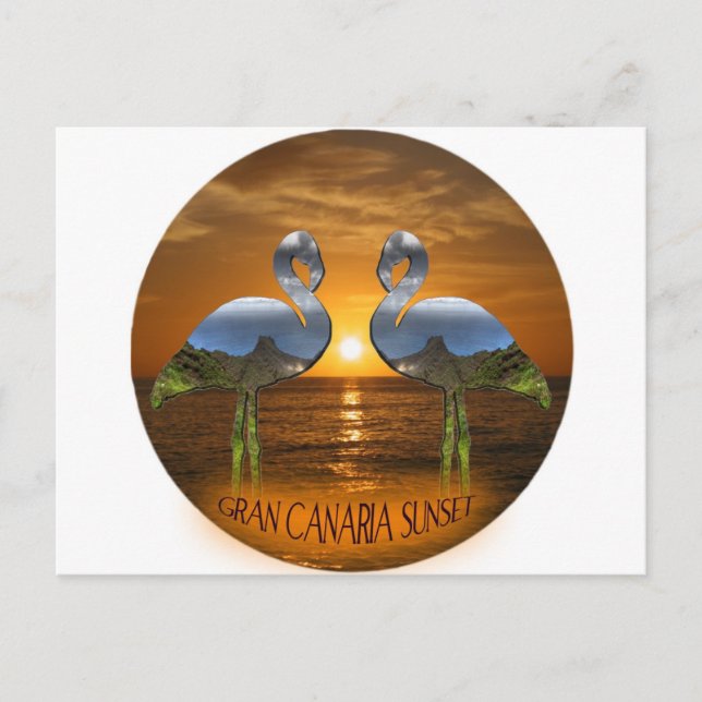 Postal Gran Canaria Sunset (Anverso)