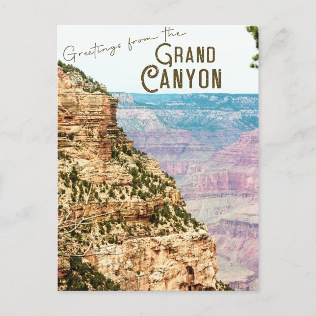 Postal Gran Cañón (Anverso)
