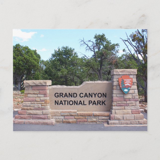 Postal Gran Cañón (Anverso)