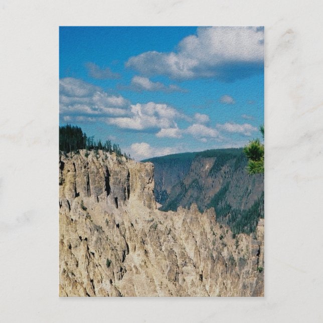 Postal Gran Cañón de Yellowstone (Anverso)
