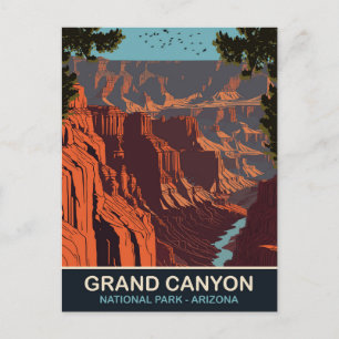 Postal Gran Cañón, Parque Nacional, Arizona, Viajes