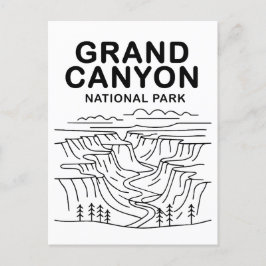 Postal Gran Cañón Parque Nacional de Arte