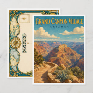 Postal Gran Cañón Village Arizona Gran Cañón GeoSaga