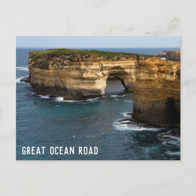 Postal Gran Carretera Oceánica Loch Ard Gorge Naufragio A (Anverso)
