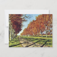 Gran carretera, soleado día de otoño