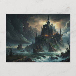 Postal Gran Castillo Gótico de la Luna