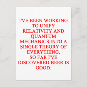 Postal gran chiste de física