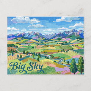 Postal Gran Cielo Montana