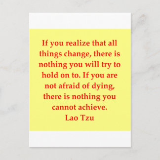 Postal gran cita de Lao Tzu