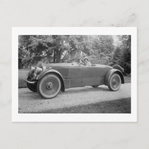 Postal Gran coche hermoso, a principios del siglo XX