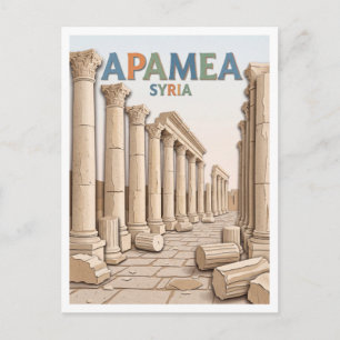Postal Gran Columnata de Apamea Siria