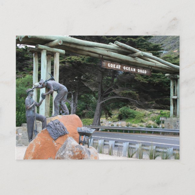 Postal Gran Conmemoración de la Ruta del Océano (Anverso)