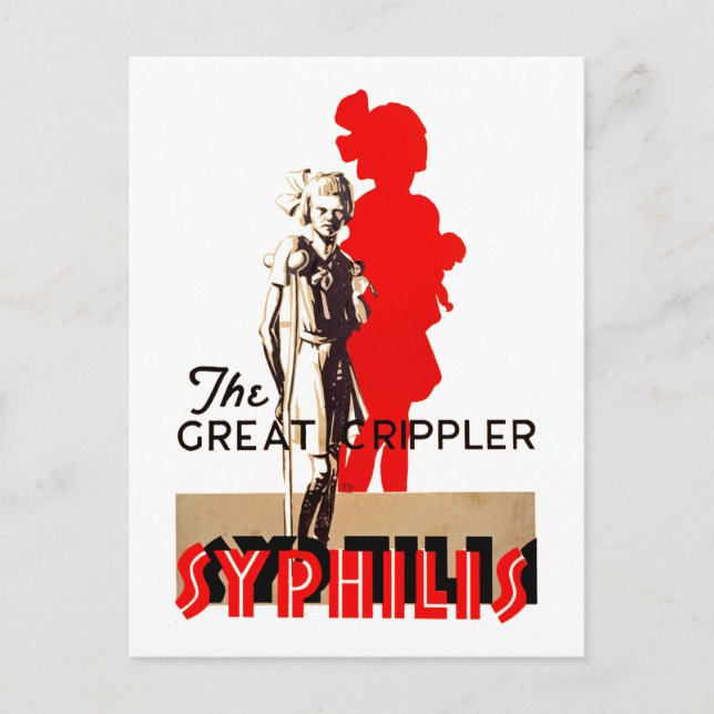 Postal Gran Crippler ~ Syphilis (Anverso)