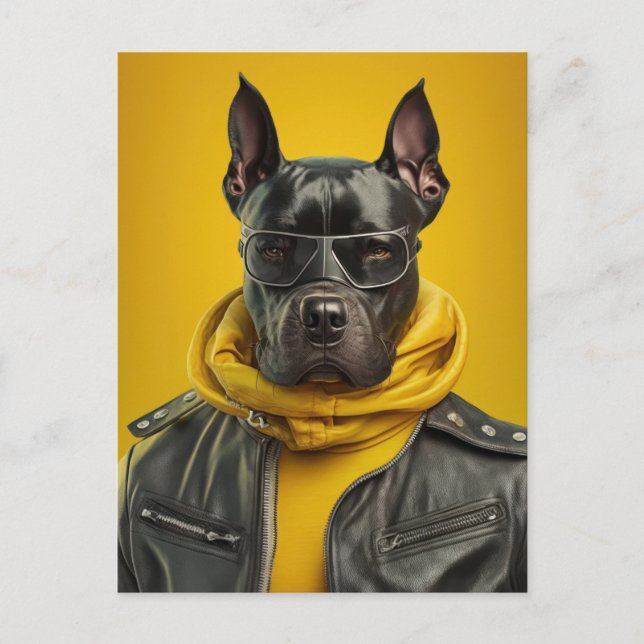 Postal Gran danés (Anverso)