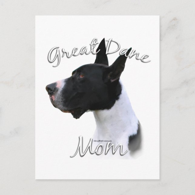 Postal Gran danés (manto) mamá 2 (Anverso)