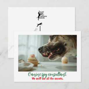 Postal Gran Danés: Tarea de Perro Cupcake