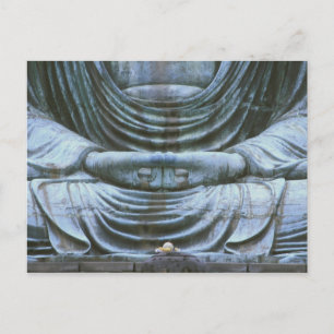 Postal Gran detalle de Buda, templo Kotokuji, Kamakura, 2