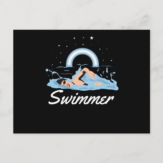 Postal Gran diseño de los bañistas (Anverso)