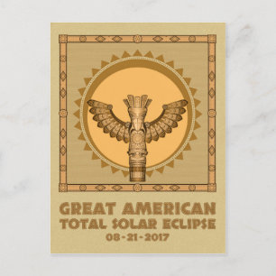 Postal Gran eclipse solar total estadounidense - 2017