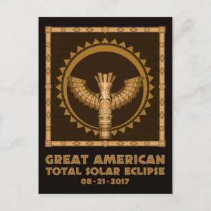 Postal Gran eclipse solar total estadounidense - 2017