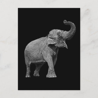 POSTAL GRAN ELEFANTE ASIÁTICO - ELEFANTE INDIO