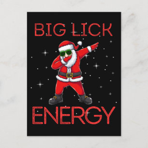 Postal Gran energía de nick, traviesa, Santa Claus, San N