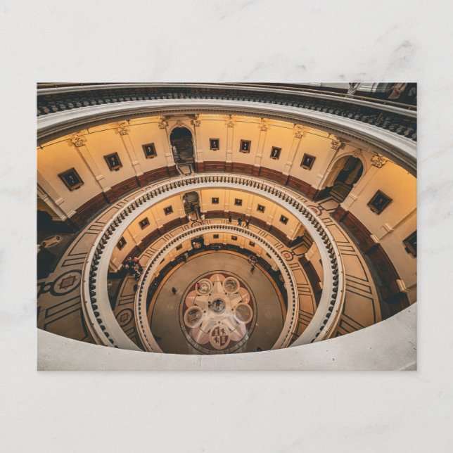 Postal Gran escalera en espiral (Anverso)