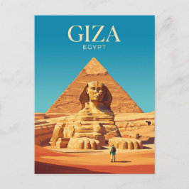 Postal Gran Esfinge de Egipto