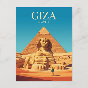 Postal Gran Esfinge de Egipto