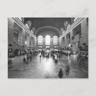 Postal Gran Estación Central / Blanco y Negro (NYC)