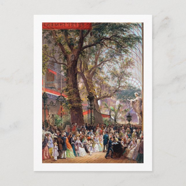 Postal Gran Exposición, 1851: interior (Anverso)