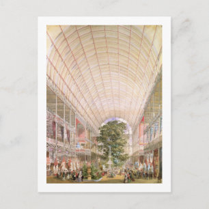 Postal Gran Exposición de 1851. Decoración del tranque