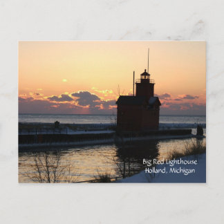 Postal Gran Faro Rojo