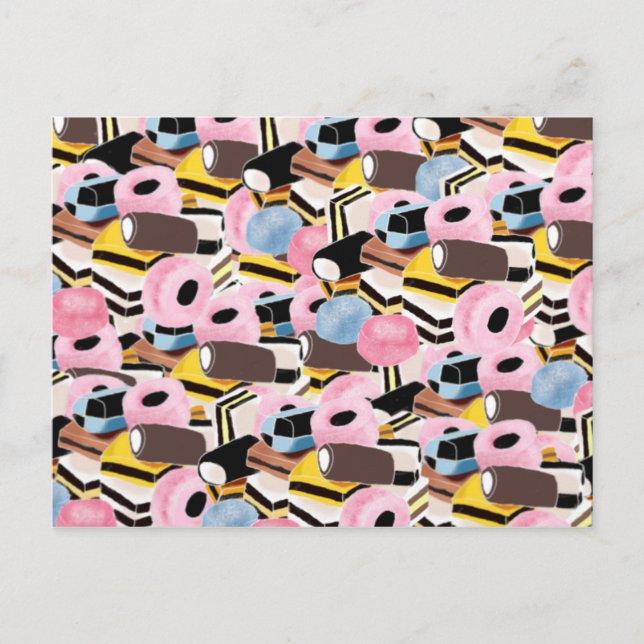 Postal gran foto de liqurice (Anverso)