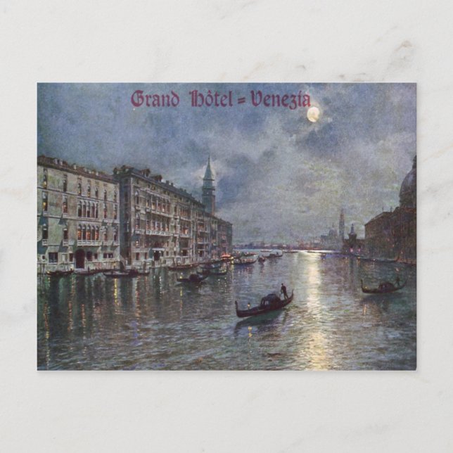 Postal Gran Hotel Venezia Vieja Postcard (Anverso)