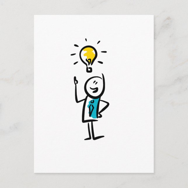 Postal ¡Gran idea! (Anverso)