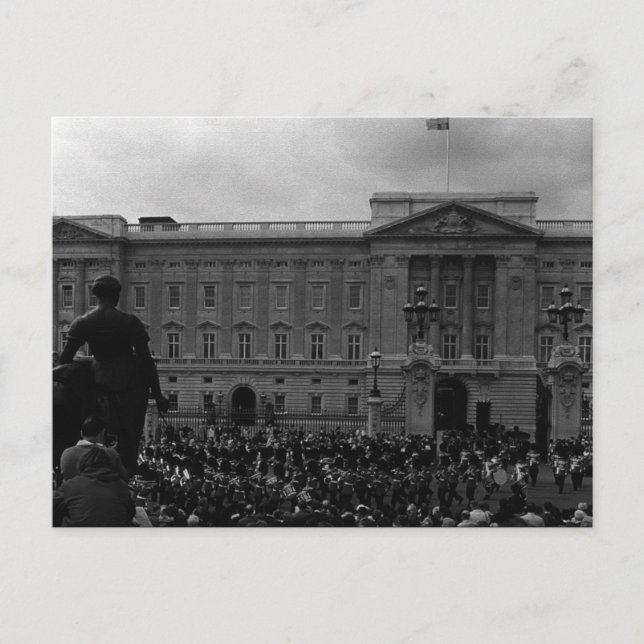 Postal Gran Inglaterra Londres Old Guard Buckingham Palac (Anverso)