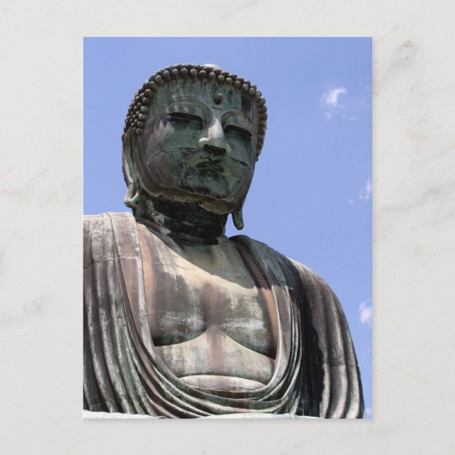 Postal gran kamakura buddha (Anverso)