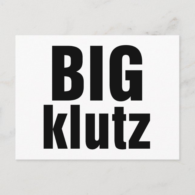 Postal Gran Klutz (Anverso)