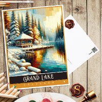 Gran Lago de Colorado | Pintura de época