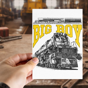 Postal Gran Locomotora de Vapor Big Boy 4014. Clase 4000 