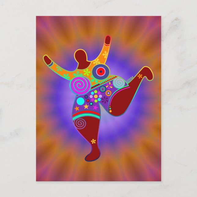 Postal GRAN MAMÁ / MUJER PODEROSA + tu idea (Anverso)