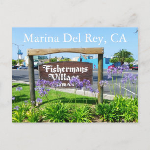Postal Gran Marina Del Rey Postcard!