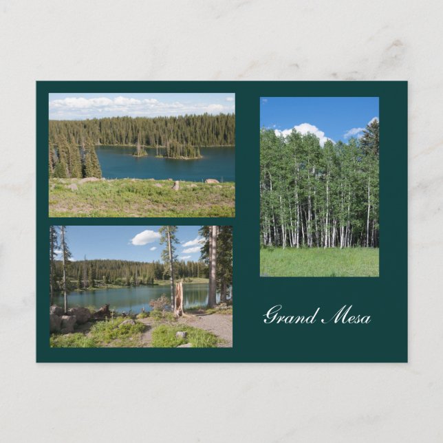 Postal Gran Mesa (Anverso)