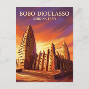 Postal Gran Mezquita de Bobo-Dioulasso Burkina Faso