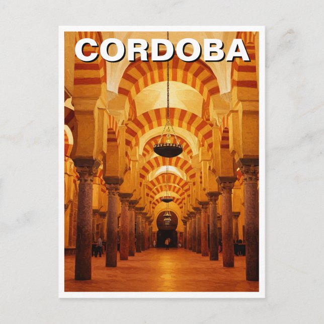 Postal Gran Mezquita de Córdoba España (Anverso)