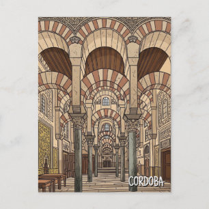 Postal Gran Mezquita de Córdoba España