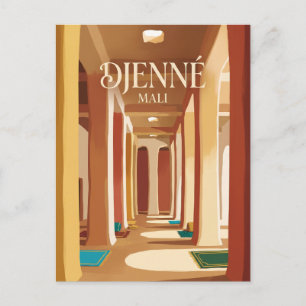 Postal Gran Mezquita de Djenné Malí