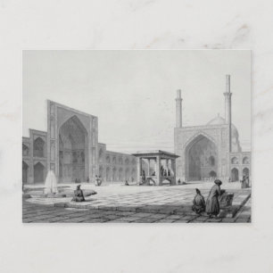 Postal Gran Mezquita de Viernes (Masjid-i Djum-ah) en Isf